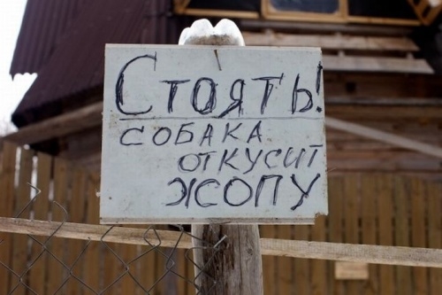 Народное творчество в надписях и объявлениях