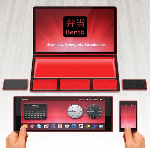 Концепт модульного ноутбука Bento 3