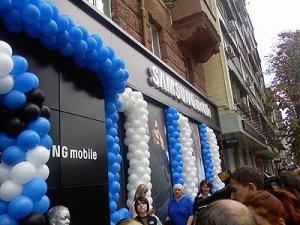 Флагманский салон Samsung в Москве.
