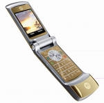 Motorola KRZR K1 Gold.