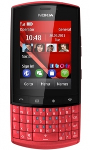 Nokia Asha 303 red