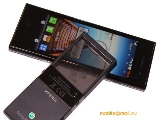 Sony Ericsson Xperia Pureness с прозрачным экраном
